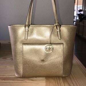 Gold MK Purse